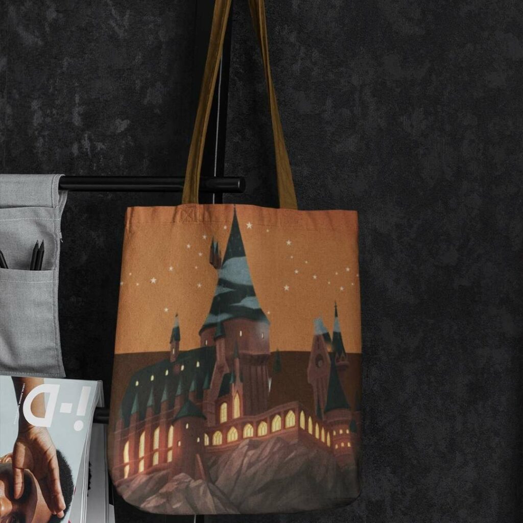 Hogwarts Castle Premium Tote Bag The Big Book Box